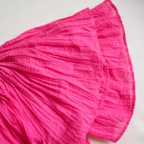 vintage pleated gather midi dress