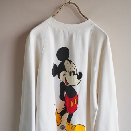 80s〜 "BLUES" mickey print sweatshirt