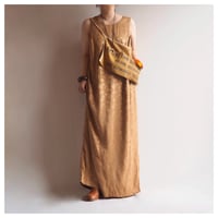 "essence" viscose floral sleeveless maxi dress