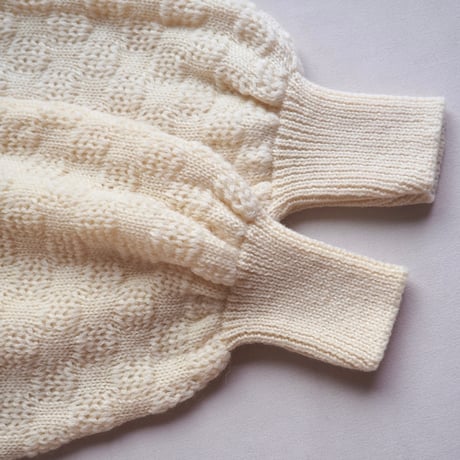 vintage balloon sleeve ruffle cardigan