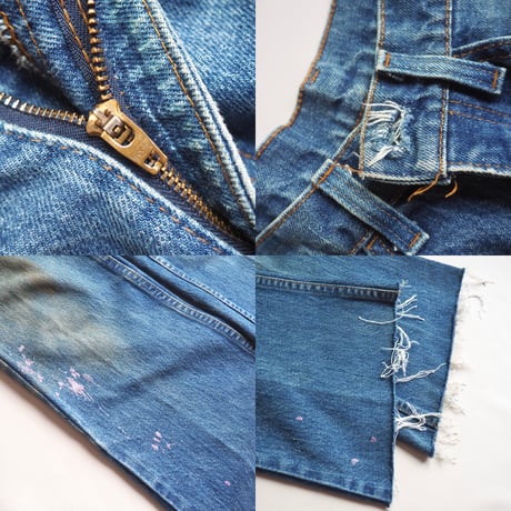 80s made in USA Levi's 684 bigbell flare denim