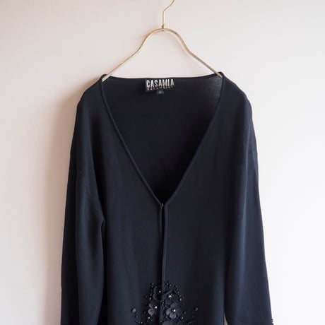 "CASAMIA" floral design cardigan