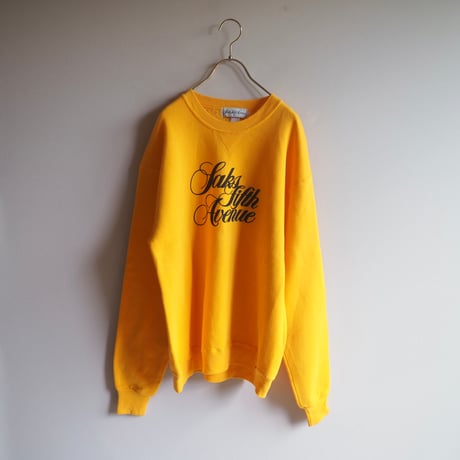"Saks fifth avenue" print sweatshirt