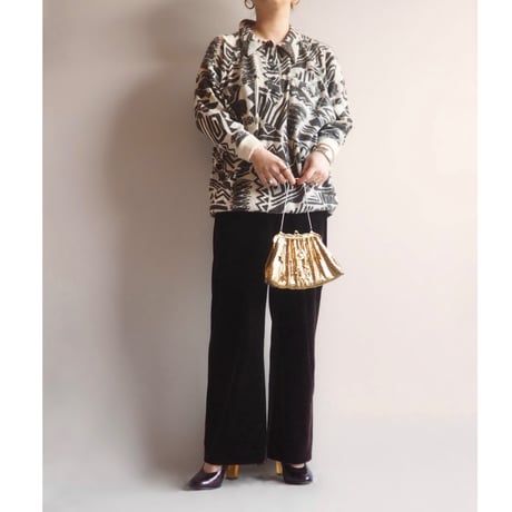 "biagetti" abstract embroidered sweater