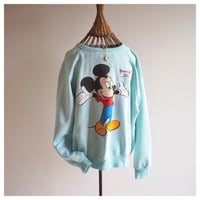 80〜90s mickey print fade sweatshirt