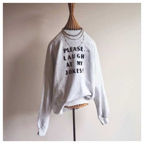 90s "Tultex" flocky print sweatshirt