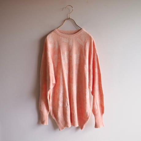vintage floral pattern sweater