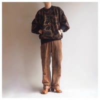 "Casalina" abstract metallic sweater