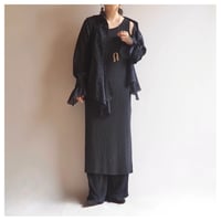 90s "Ronni Nicole" elastic dot sleeveless midi dress