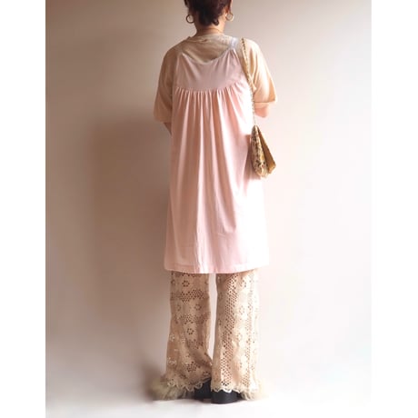 70s〜 "KOMAR" nylon lace lingerie camisole