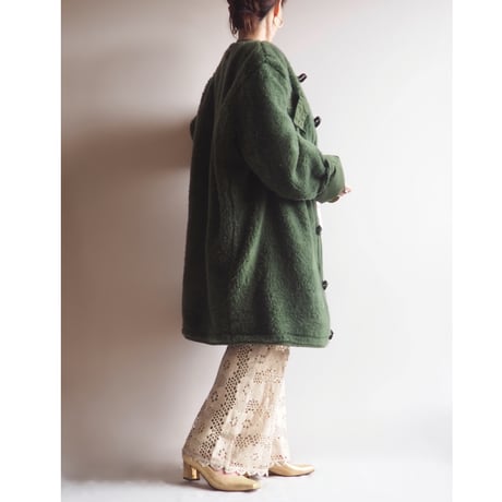 60's Swedish army M-59 reversible boa liner coat