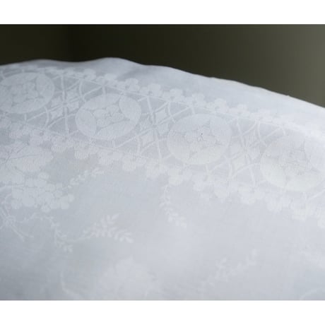 フランス ダマスク タオル 手刺繍 イニシャル 豊穣の喜び とても綺麗な状態です。
