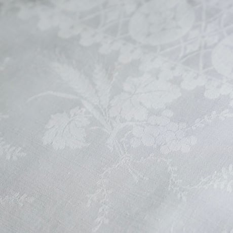 フランス ダマスク タオル 手刺繍 イニシャル 豊穣の喜び とても綺麗な状態です。