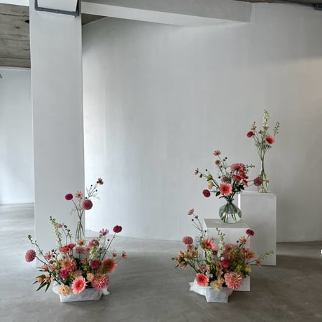 店舗・オフィスの生け込みからイベント・ポップアップの装花