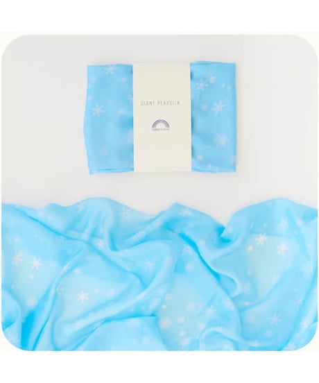 GIANT Playsilks 【Snow】  /Sarah's silks