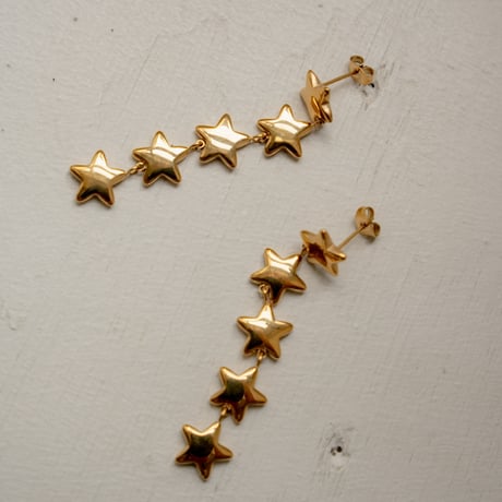 P-103 Long star pierce gold 316L