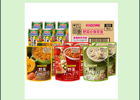 【非常食】 　カゴメ 野菜の保存食セット　【5年6か月保存】