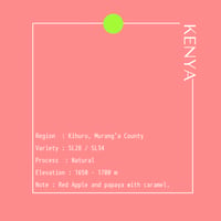 KENYA Kihuro Natural / 100g