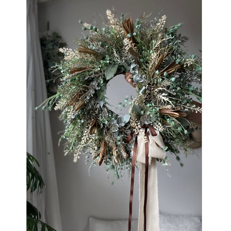 Vintage wreath　No.162