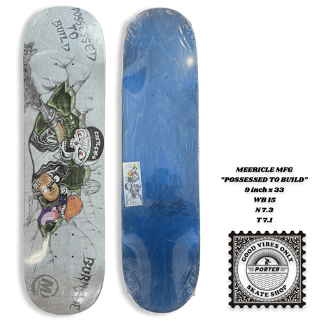 MEERICLE MFG “POSSESSED TO BUILD” 9 inch x 33 WB 15 N 7.3 T 7.1