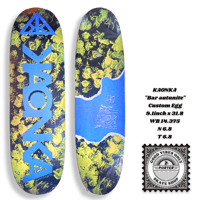 KAONKA  "Bar autunite"   Custom Egg 9.1inch x 31.8 WB 14.375 N 6.8 T 6.8