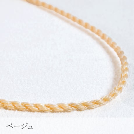 スリムイタリアンブレイドコードネックレス1.8㎜ 約80cm(長さ調節可能)