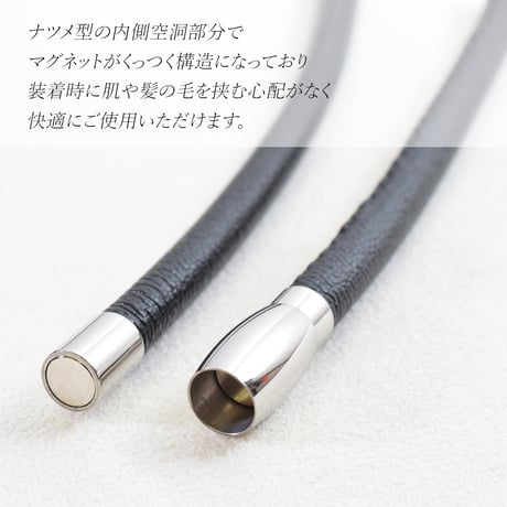 【全10色】マグネットワイヤーチョーカー V字型【フェイクレザー】1本