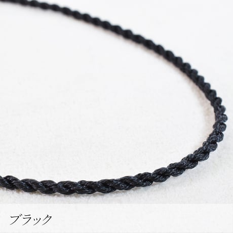 スリムイタリアンブレイドコードネックレス1.8㎜ 約80cm(長さ調節可能)