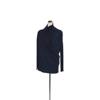 support surface ウールドレープ・ニット Navy