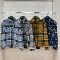 MOCOループチェックシャツジャケット
