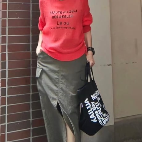 ざっくりニット刺繍PO