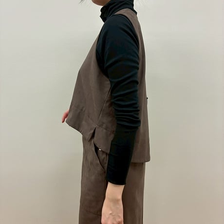 トナカイスエード ショートベスト
