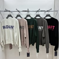 コンパクト ベロアロゴ プルオーバー