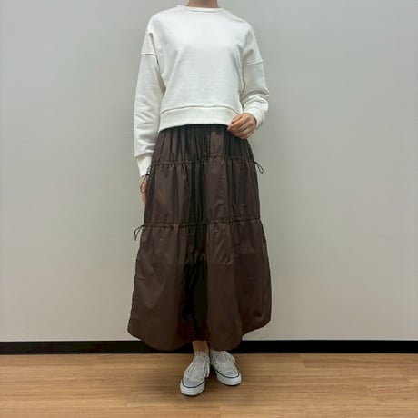 裏毛×バッグボアプルオーバー