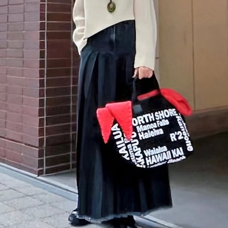 キャンバストートバッグ　ブラック