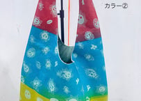 【限定レインボー染め】POCOLOCA レザーミニバッグ　カラー②