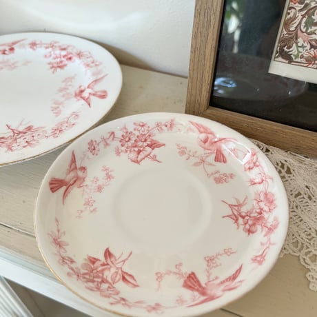 ●po-149/Coalport コールポート 小鳥とすみれのトリオ