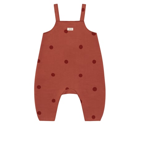 サロペット Rooibos Dots Salopettes(19RDSOZ) /organiczoo(ｵｰｶﾞﾆｯｸｽﾞｰ)