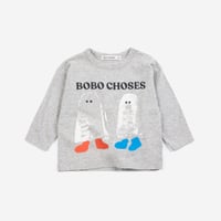 長袖Tシャツ Booty Ghosts T-shirt(18M/24M)/ bobochoses(ボボショーズ)