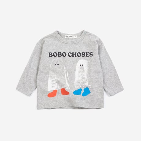 長袖Tシャツ Booty Ghosts T-shirt(18M/24M)/ bobochoses(ボボショーズ)