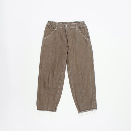 wide cropped jeans (organic cotton)[MP14-1210g]/ mounten(マウンテン)