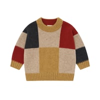 セーター Patchwork Wool Jumper (PATJUMP)/organiczoo(ｵｰｶﾞﾆｯｸｽﾞｰ)