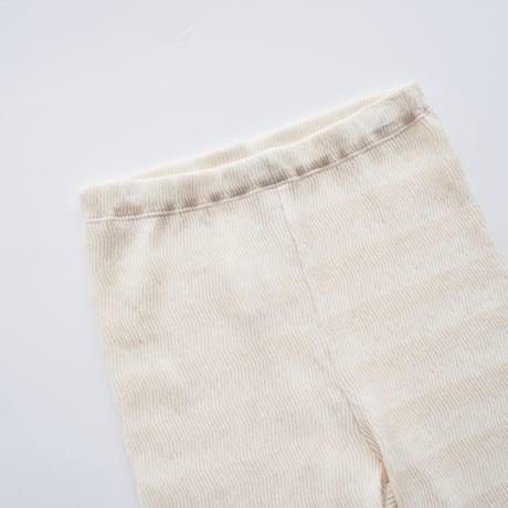 zigzag rib leggings[BP10-0402a] ecru/ mounten(マウンテン)