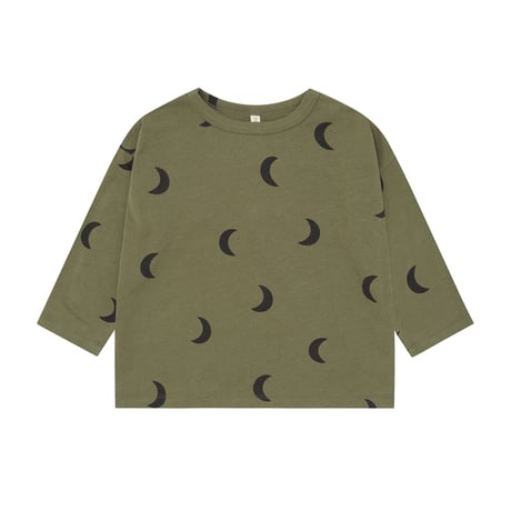 長袖Tシャツ Pine Midnight Long Sleeve T-Shirt GOTS(19PNMLSTGOTS)/organiczoo(ｵｰｶﾞﾆｯｸｽﾞｰ)