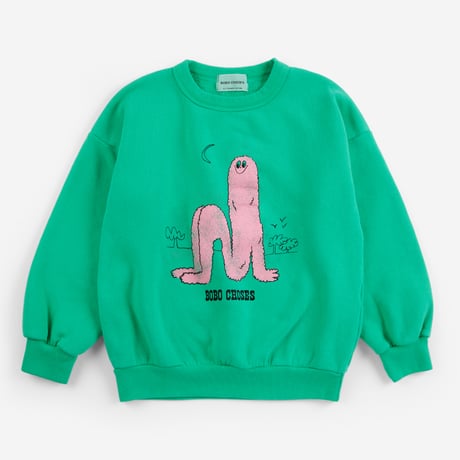 スウェット Long Puff sweatshirt(2-3Y/4-5Y/6-7Y)/ bobochoses(ボボショーズ)