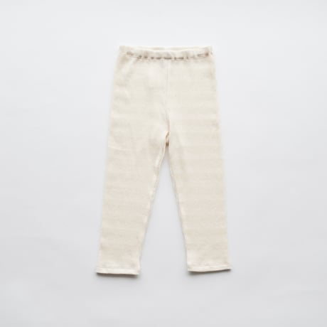 zigzag rib leggings[BP10-0402a] ecru/ mounten(マウンテン)