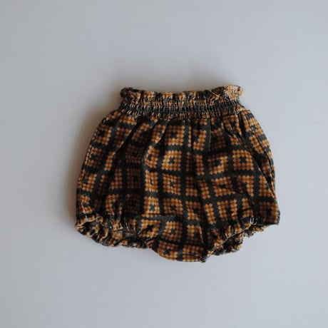 retro pattern corduroy bloomers [pal0564] マスタード/ &pal(アンドパル)