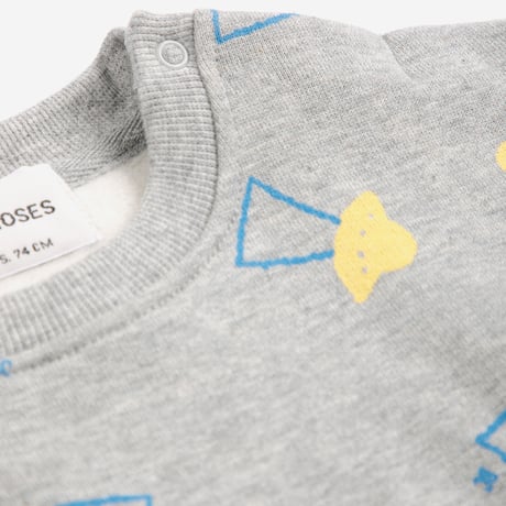 スウェット Pixel Abduction all over sweatshirt(18M/24M)/ bobochoses(ボボショーズ)