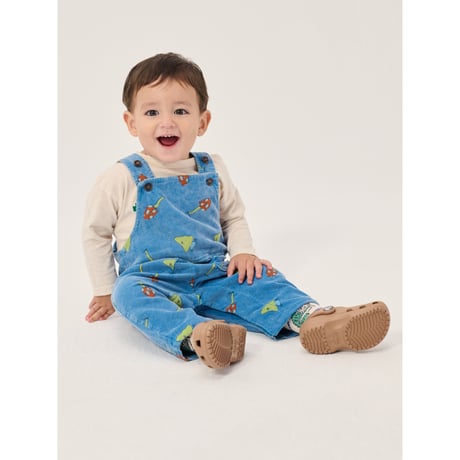 サロペット Mush Monster Duo all over corduroy overall(24M)/ bobochoses(ボボショーズ)