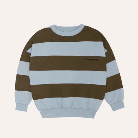 スウェット Green Stripes Sweatshirt(2Y,3Y,4Y)/The Campamento(カンパメント)